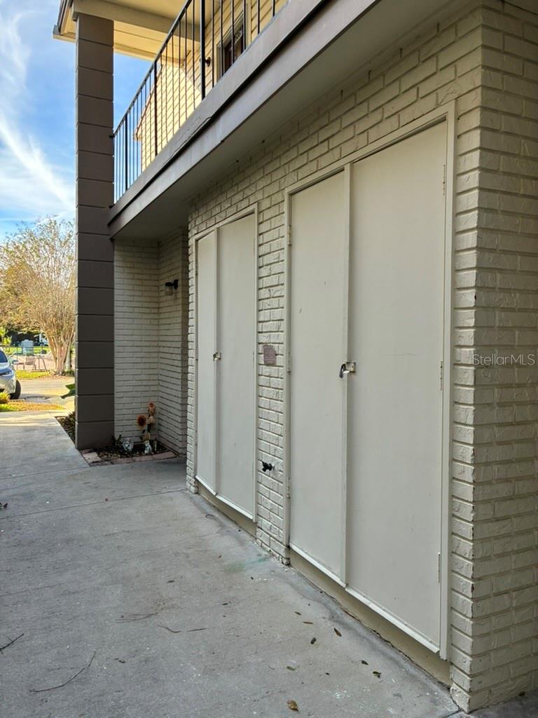 Alleyway and Storage closet