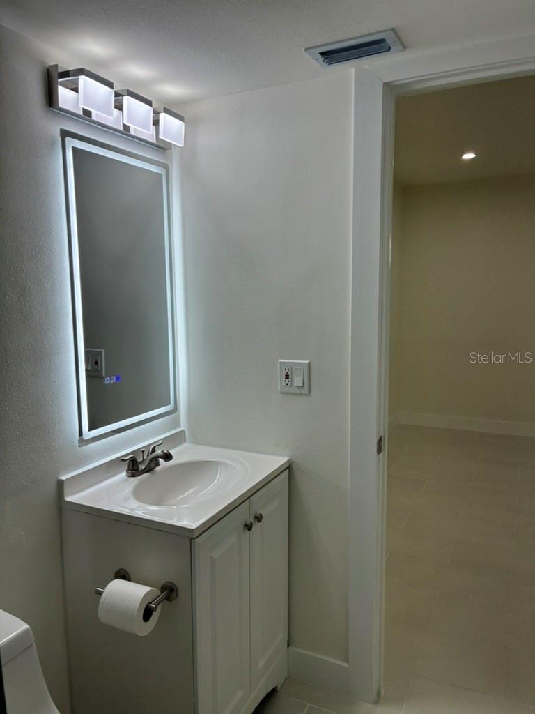 Half-bath vanity