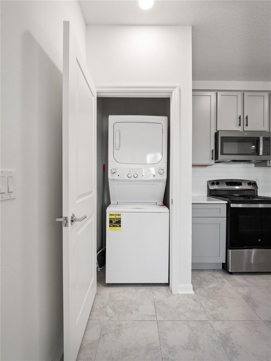 Secondary Living Space  Laundry Closet