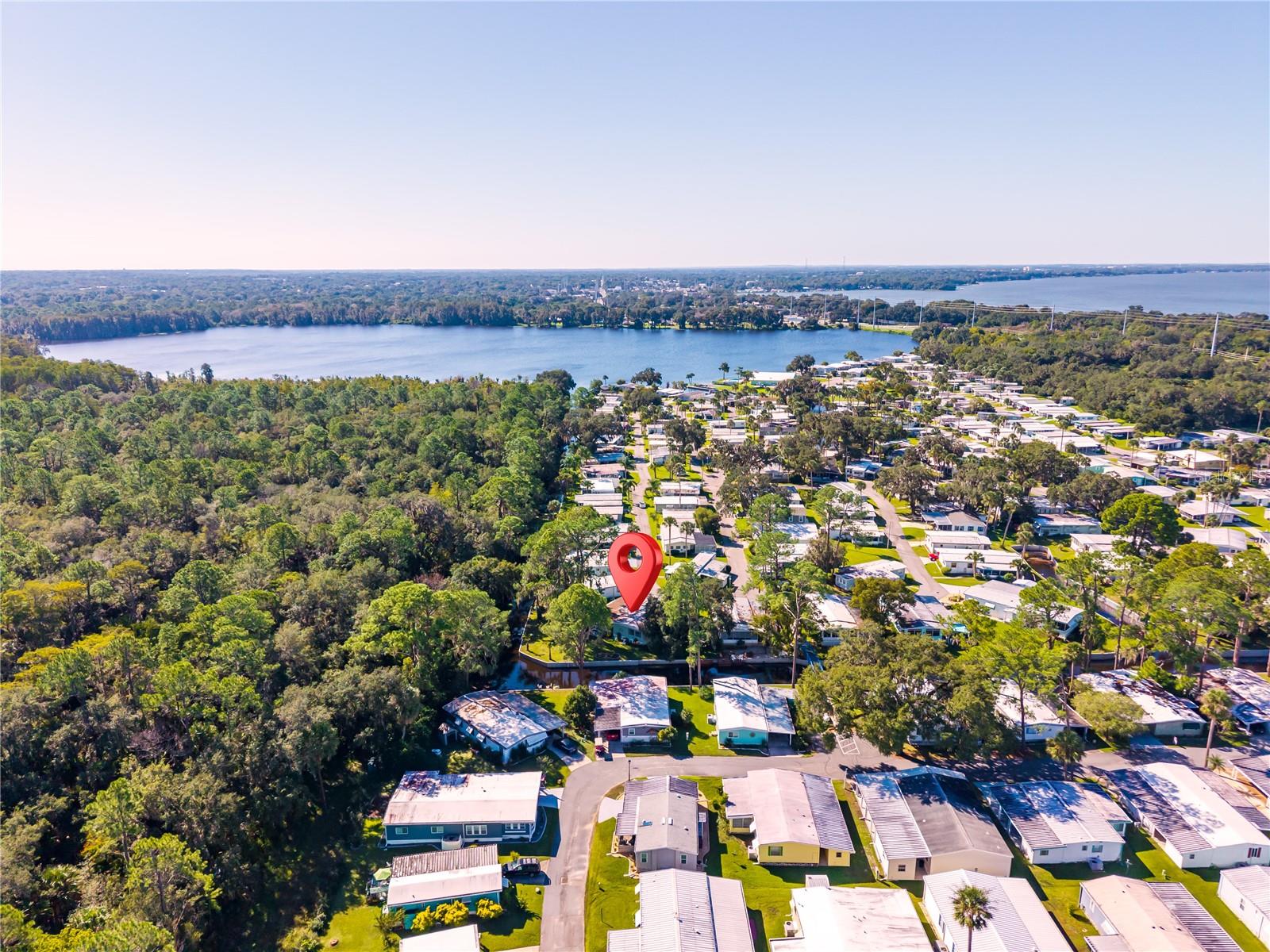 Aerial View of 130 Piney Ridge