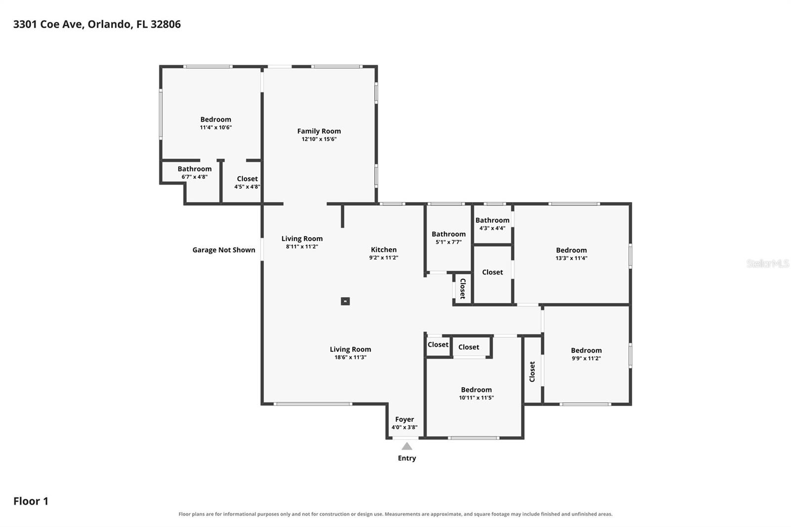 3301 COE AVENUE, Orlando, FL 32806