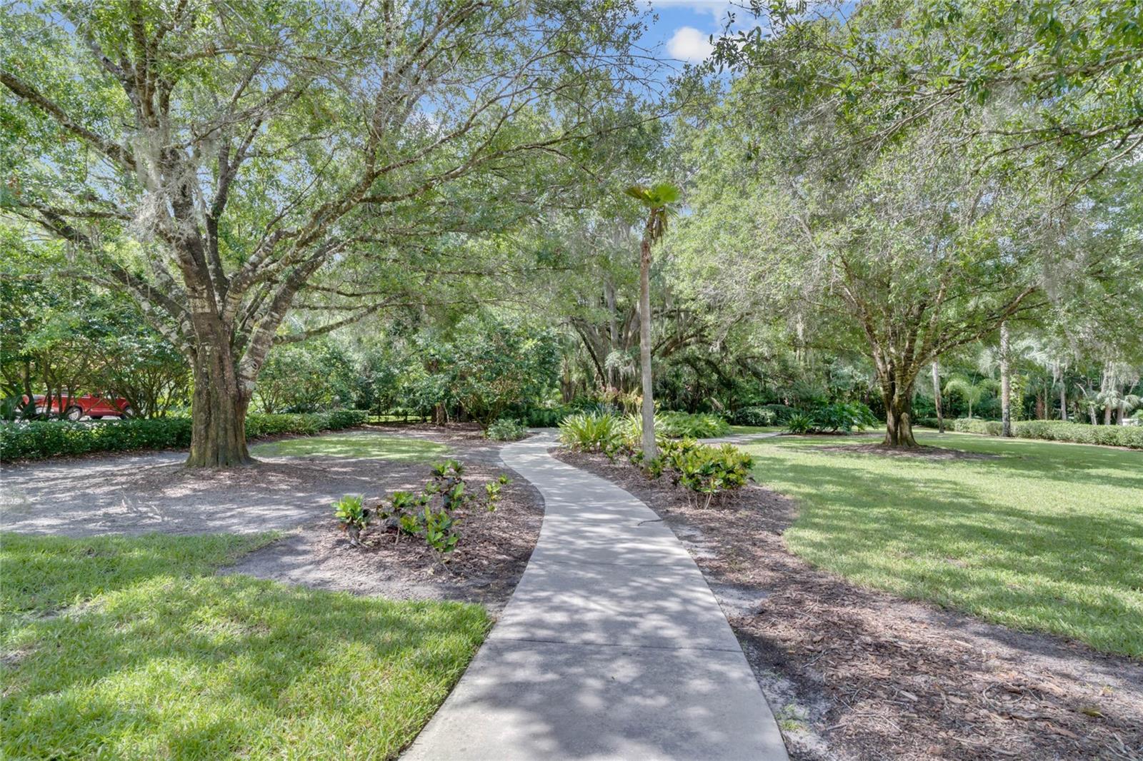 Walkway to neighborhood River Access