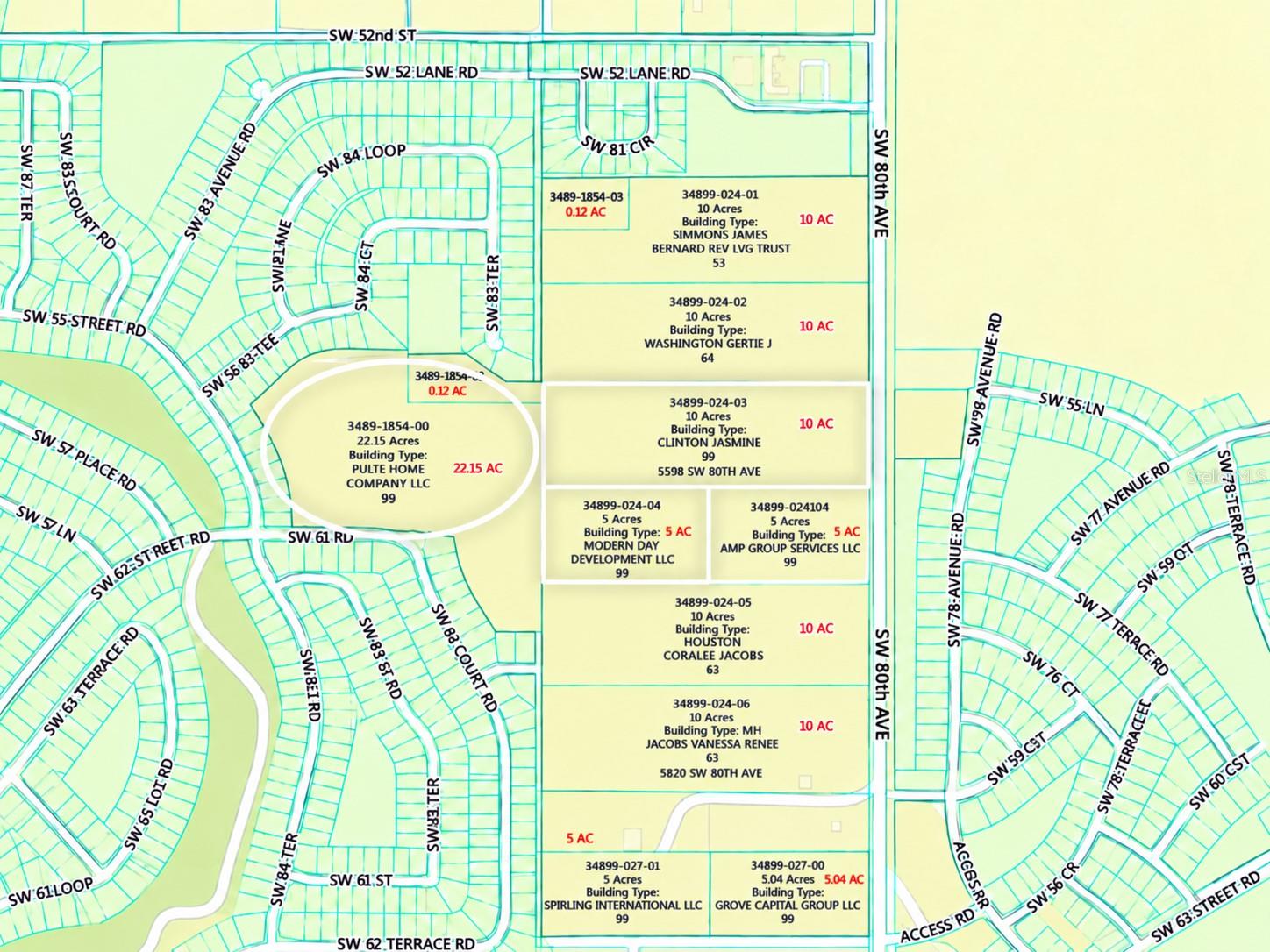 5598 SW 80TH AVENUE, Ocala, FL 34481