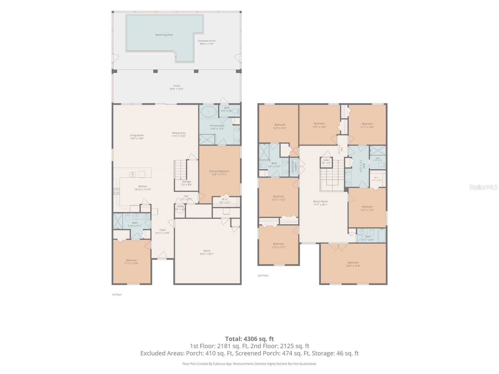Floor plan - both floors