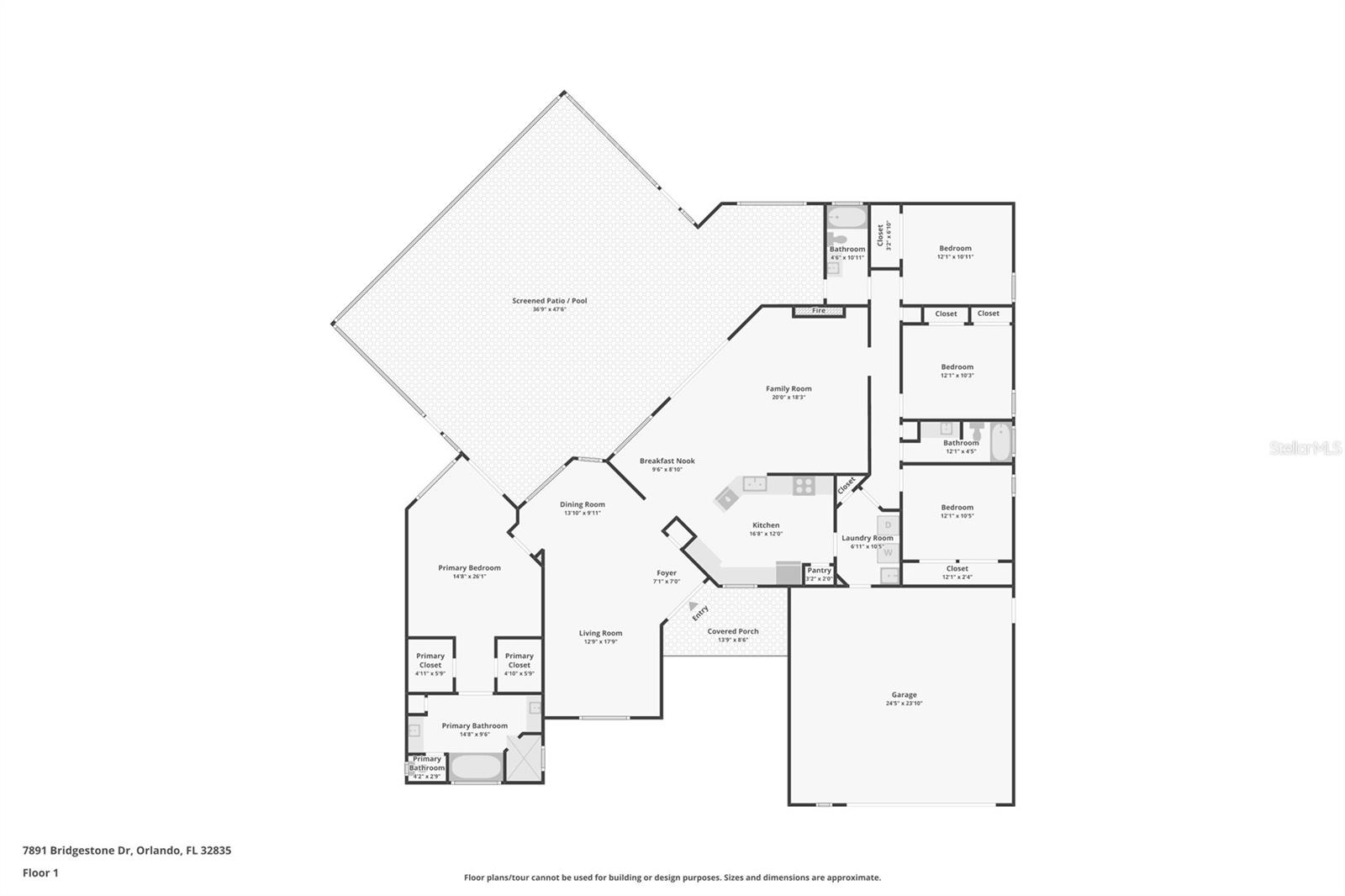 7891 BRIDGESTONE DRIVE, Orlando, FL 32835