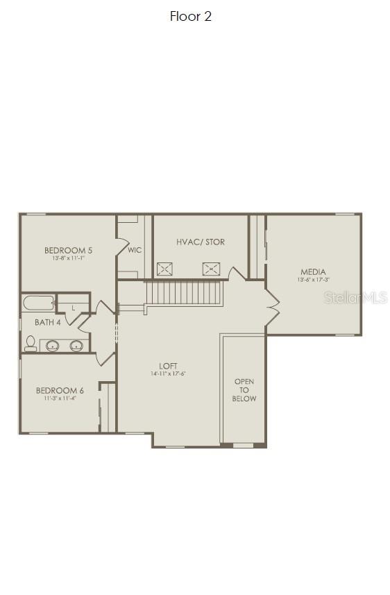 Floor Plan - Floor Two
