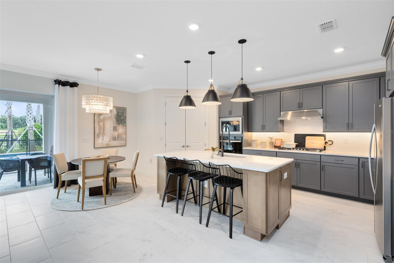 Model Home Design Only. Pictures and furnishings are for illustrative purposes only. Elevations, colors and options may vary. Furniture is for model home staging only.?