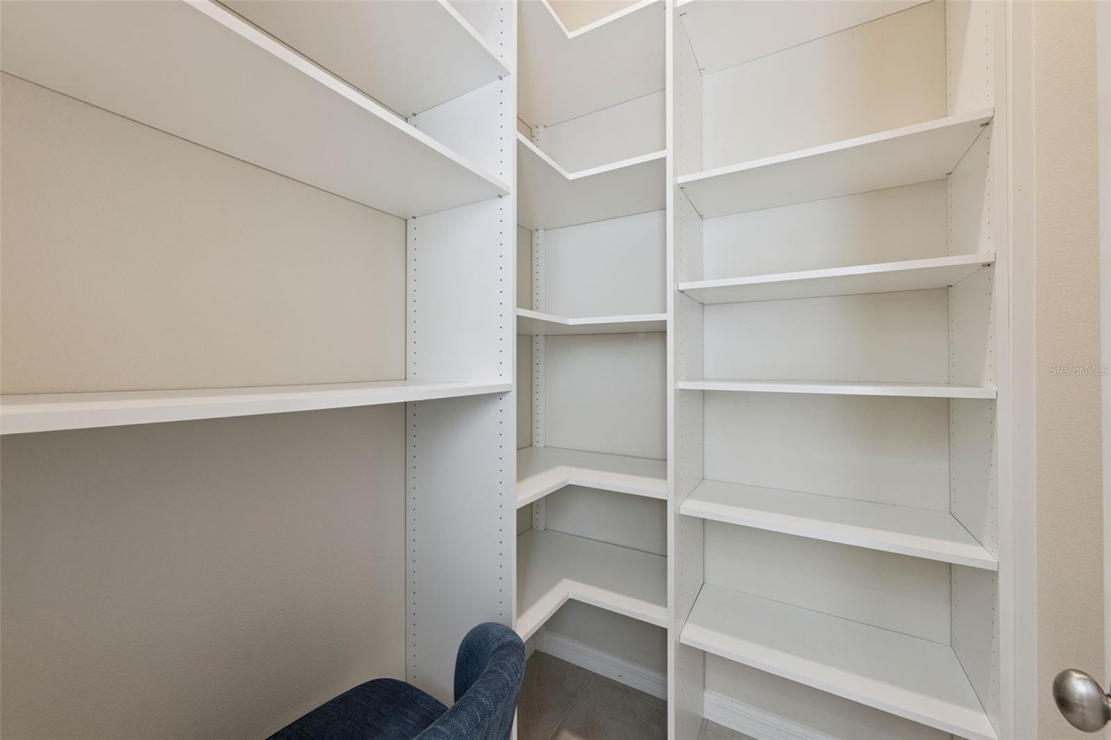 Custom closets in every bedroom