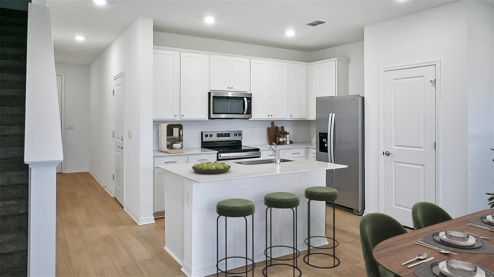 Virtually Staged. Model Home Design Only. Pictures and furnishings are for illustrative purposes only. Elevations, colors and options may vary. Furniture is for model home staging only.