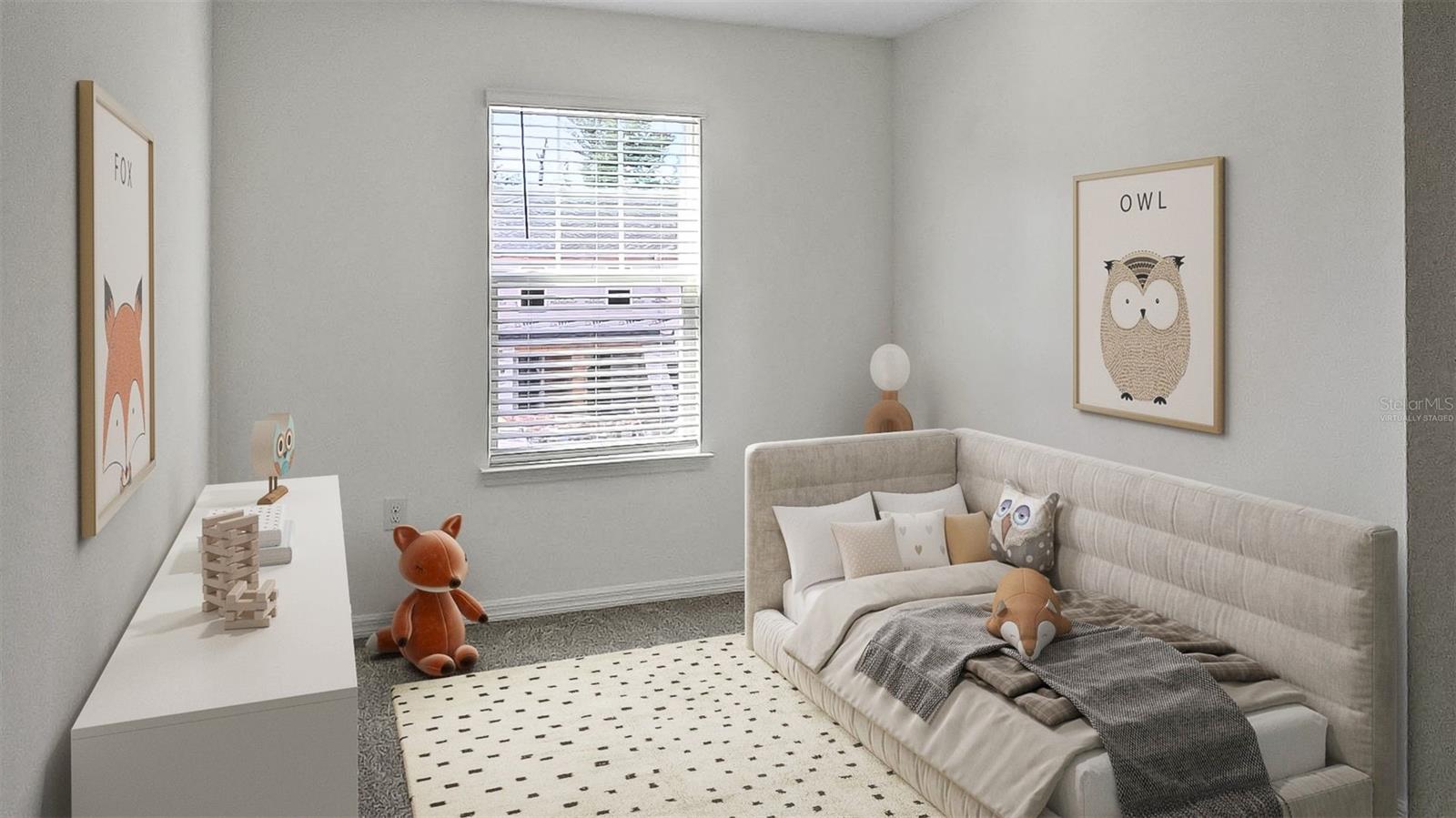 Virtually Staged. Model Home Design Only. Pictures and furnishings are for illustrative purposes only. Elevations, colors and options may vary. Furniture is for model home staging only.