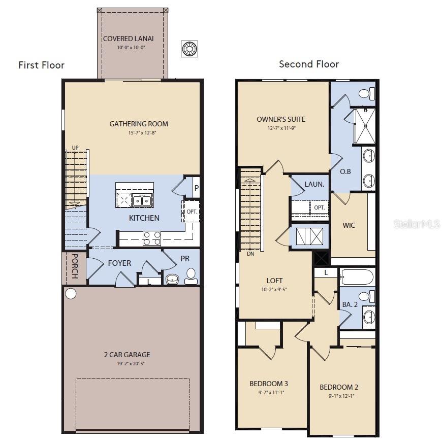 Floor Plan - Floor One and Two