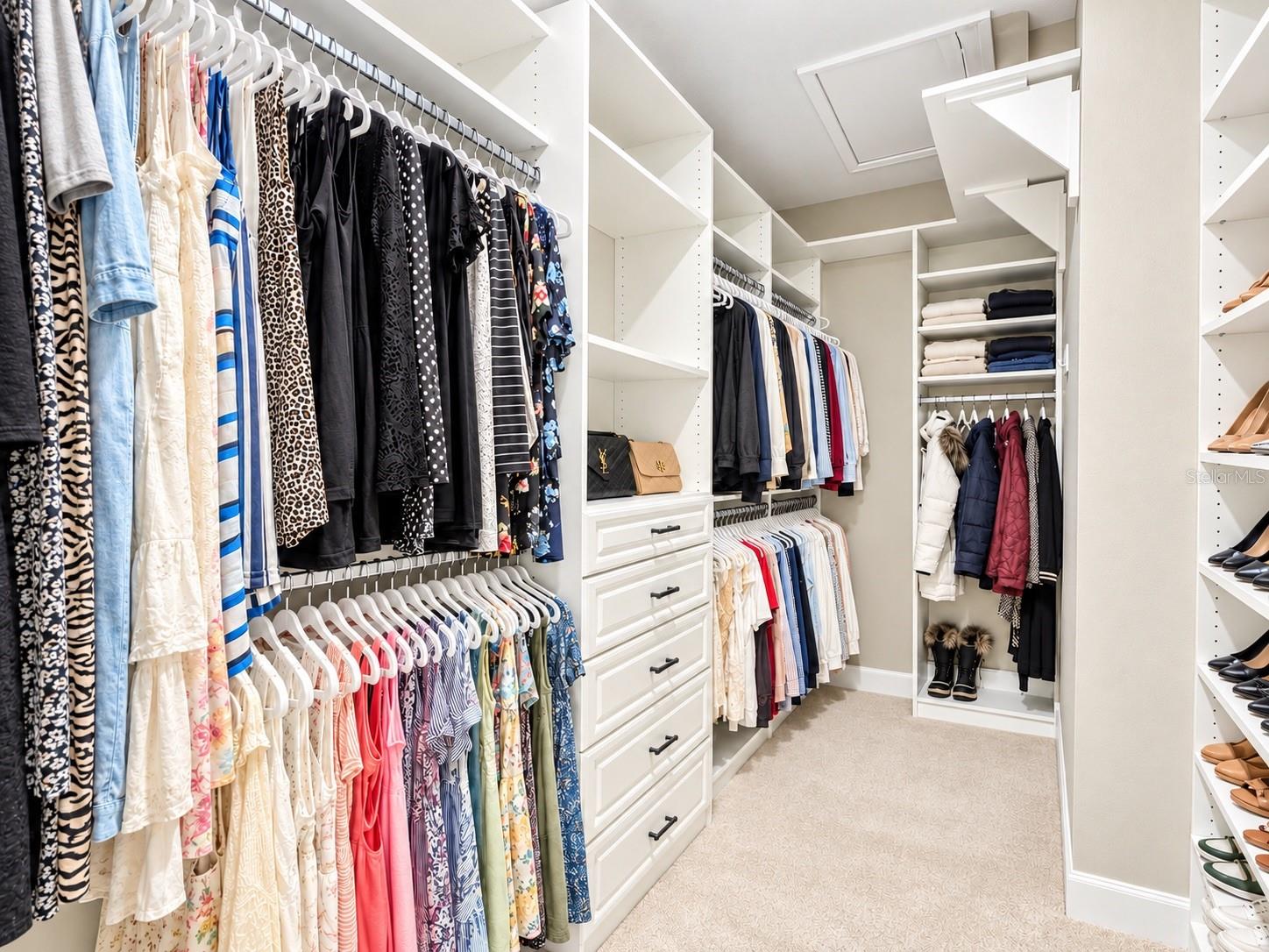 Custom Closet With Built Ins!