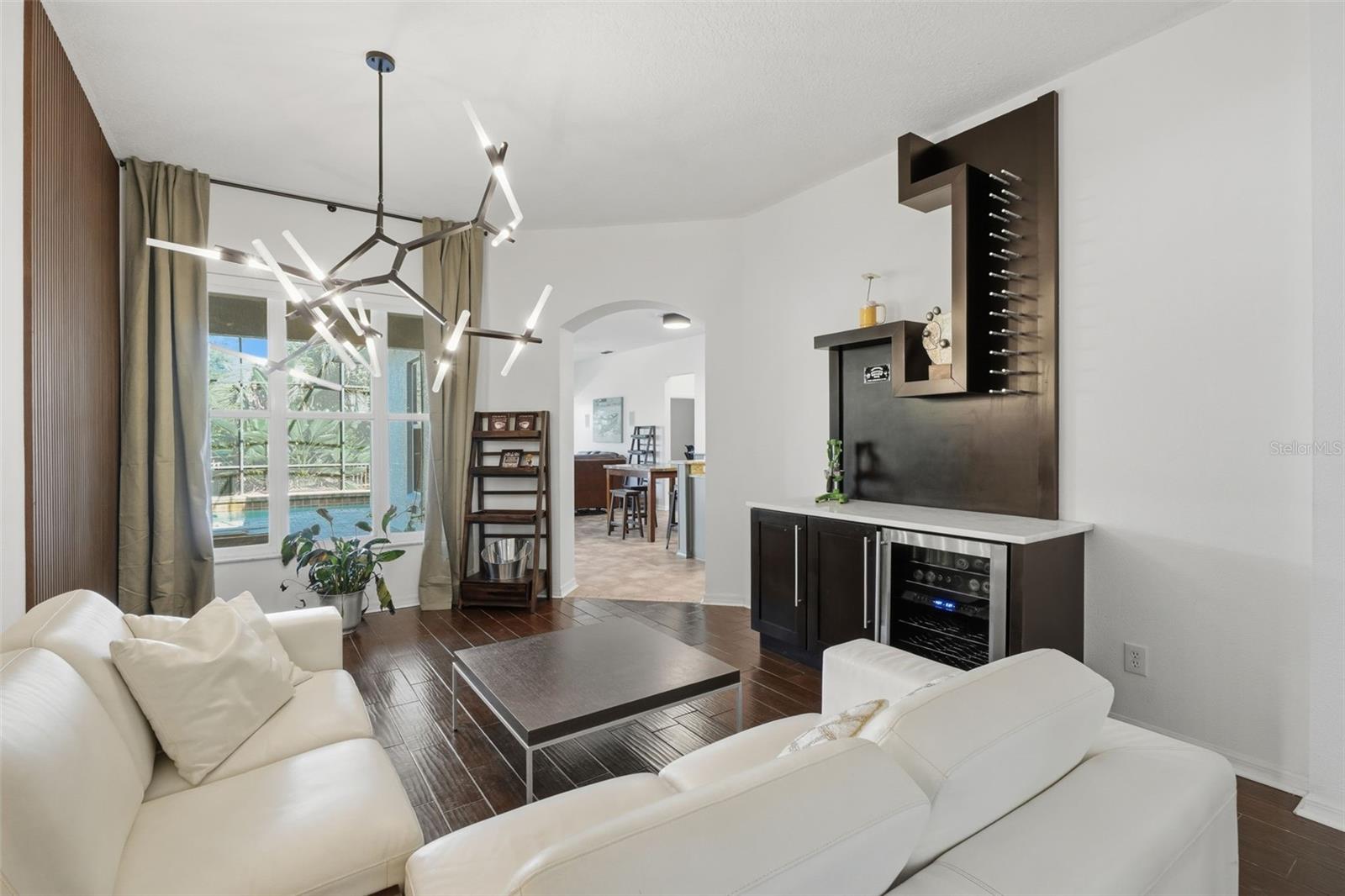Living Room with Bar
