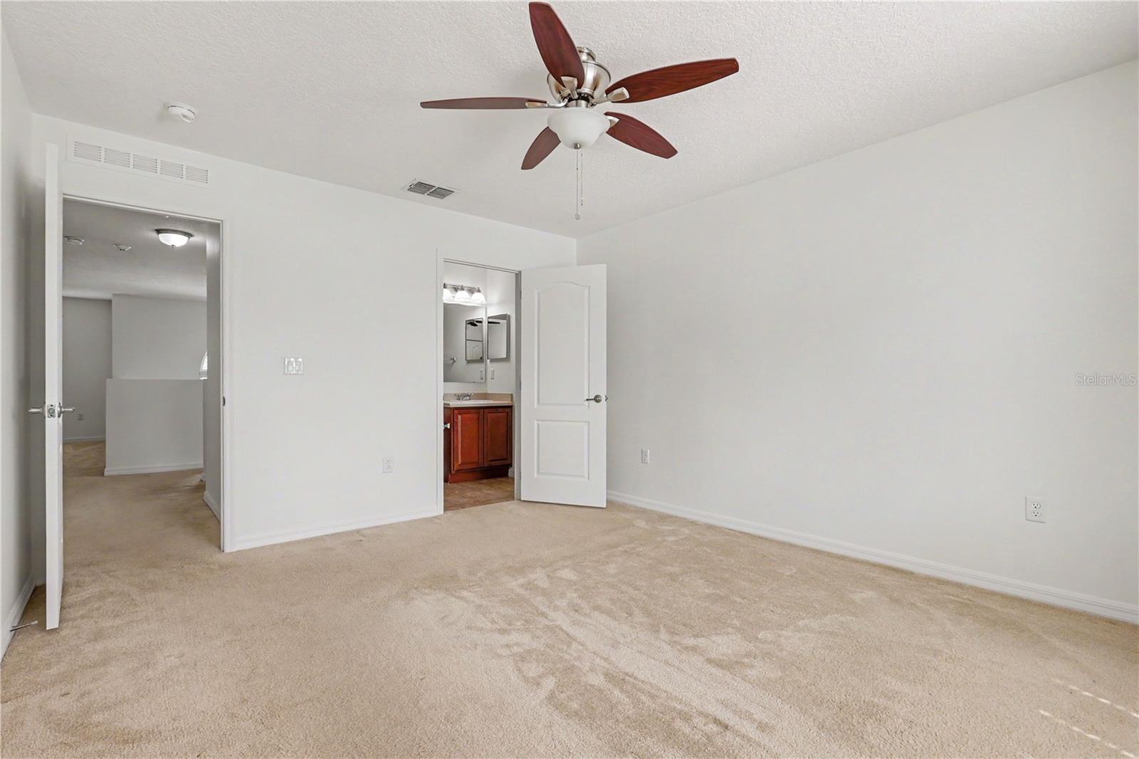 bedroom with bathroom