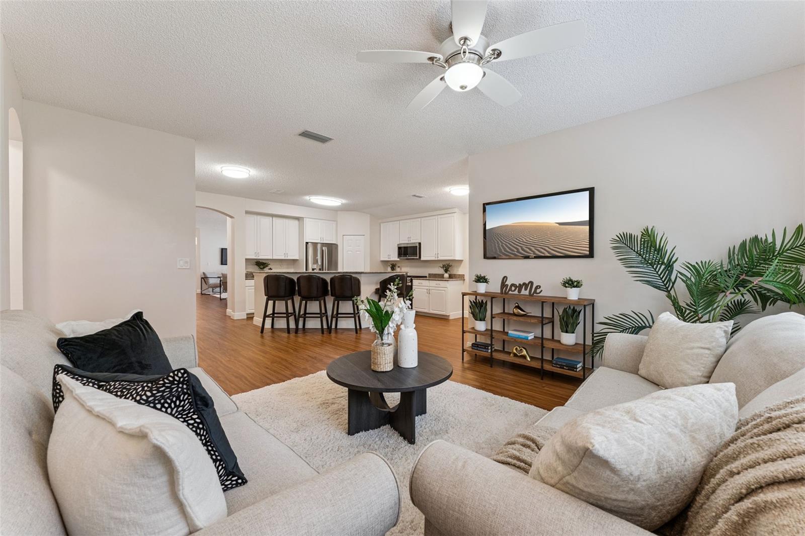 View of the Kitchen from the Family Room