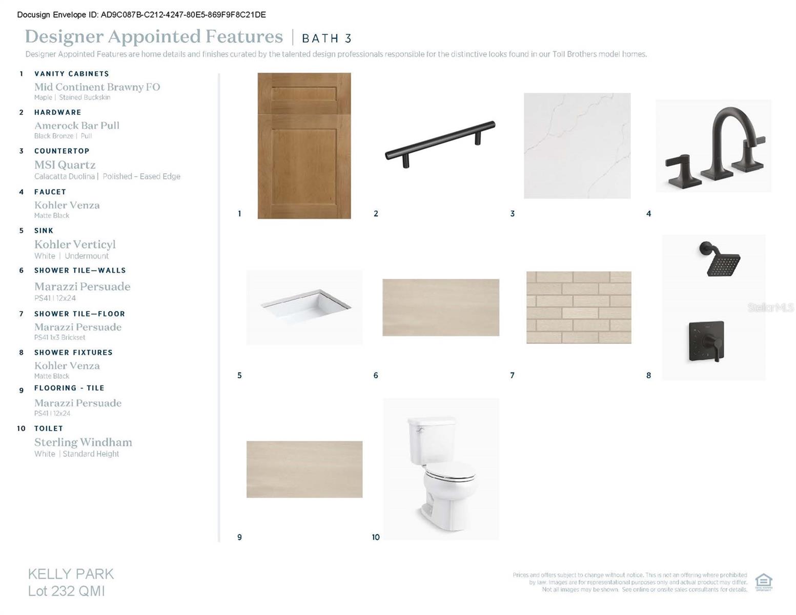 Designer-appointed features selected by our team of professional designers
