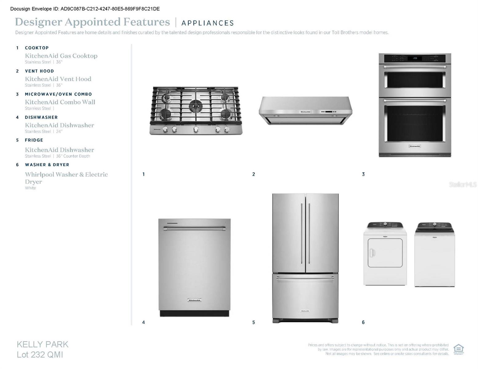 Designer-appointed features selected by our team of professional designers