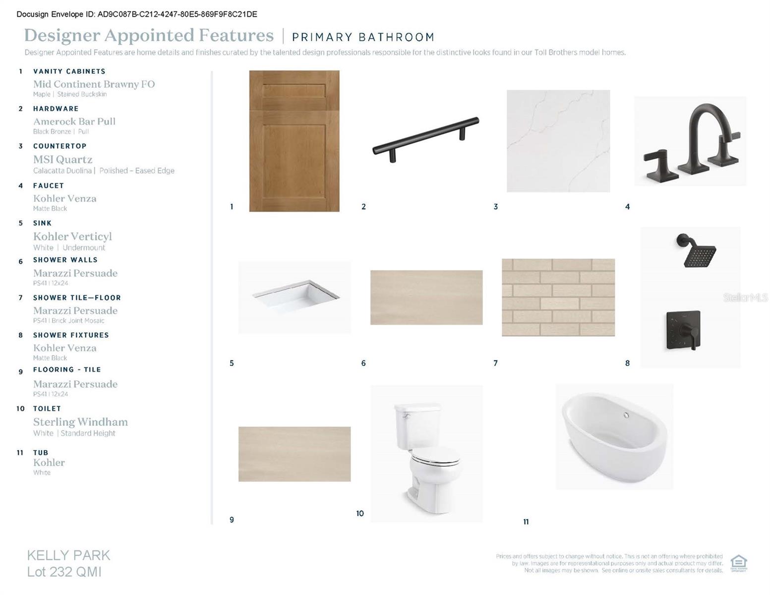 Designer-appointed features selected by our team of professional designers