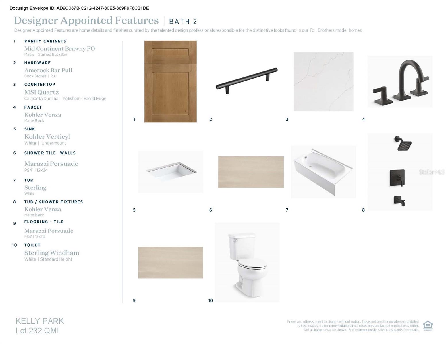 Designer-appointed features selected by our team of professional designers