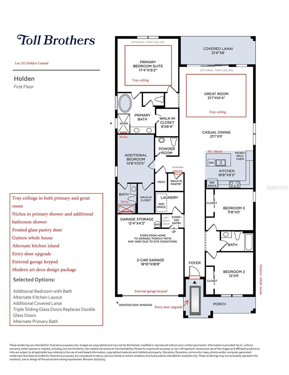 layout with upgrades