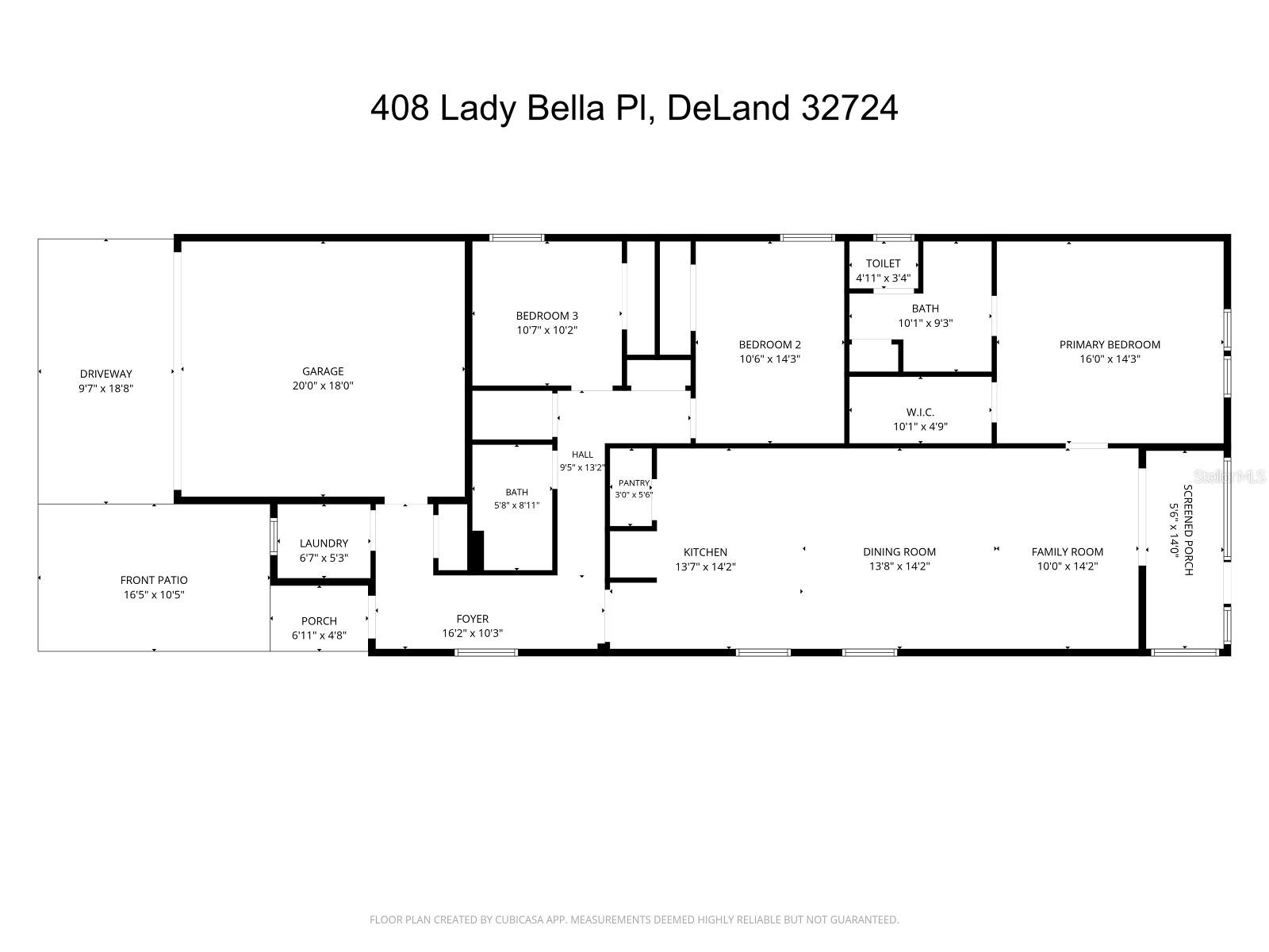 408 LADY BELLA PLACE, Deland, FL 32724