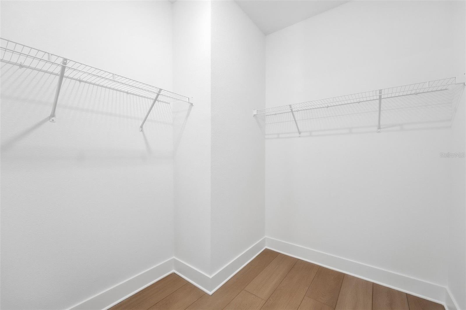 Primary closet