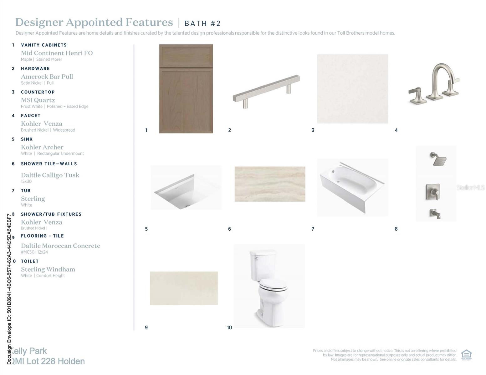 Designer-appointed features selected by our team of professional designers
