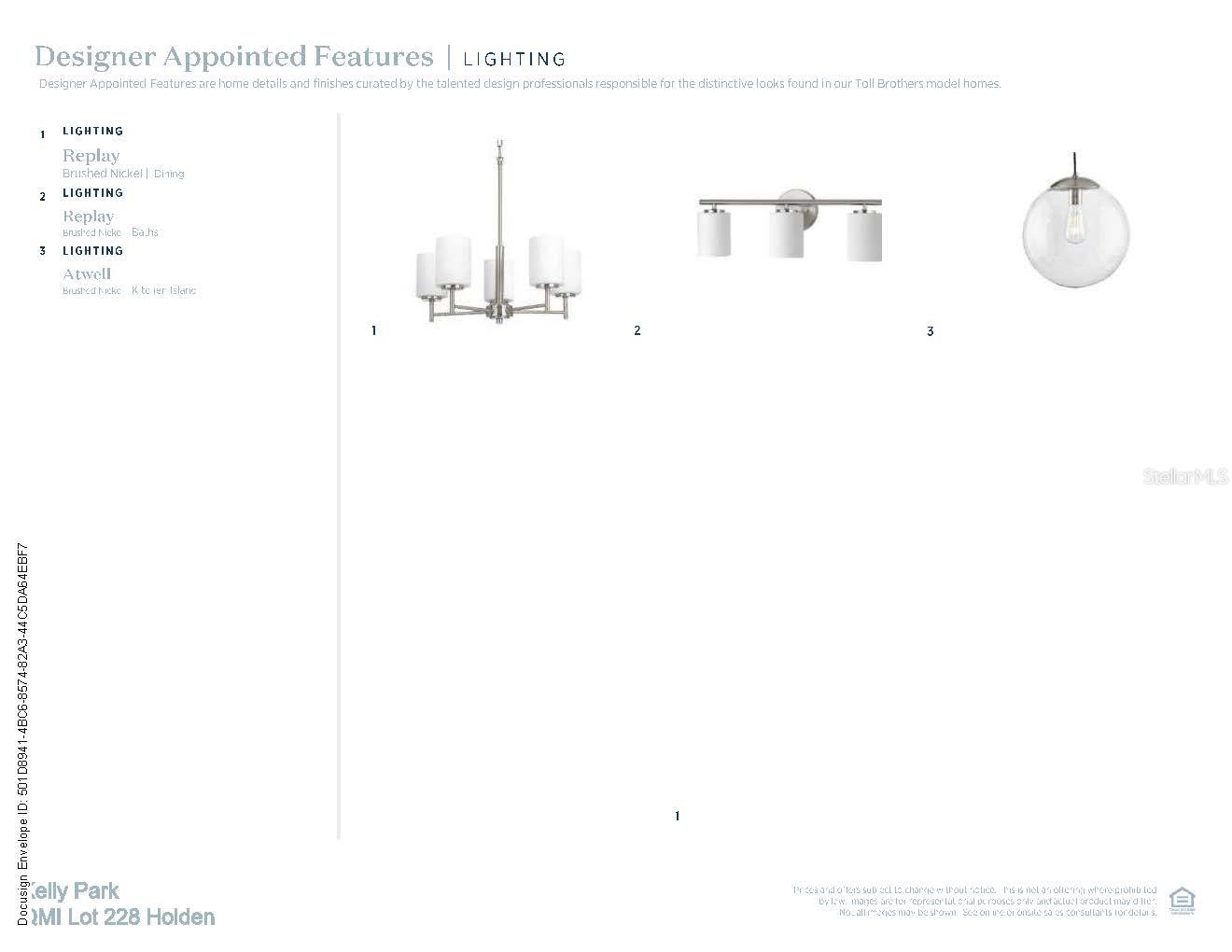 Designer-appointed features selected by our team of professional designers