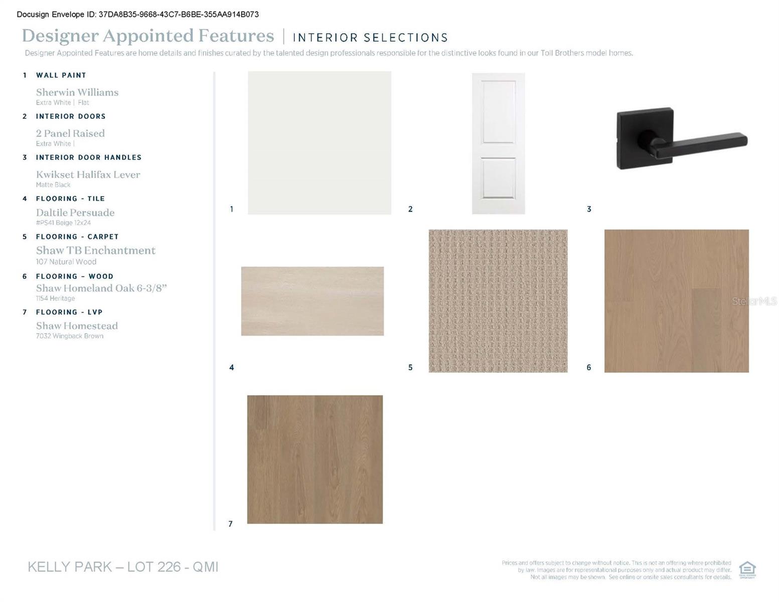 Designer-appointed features selected by our team of professional designers