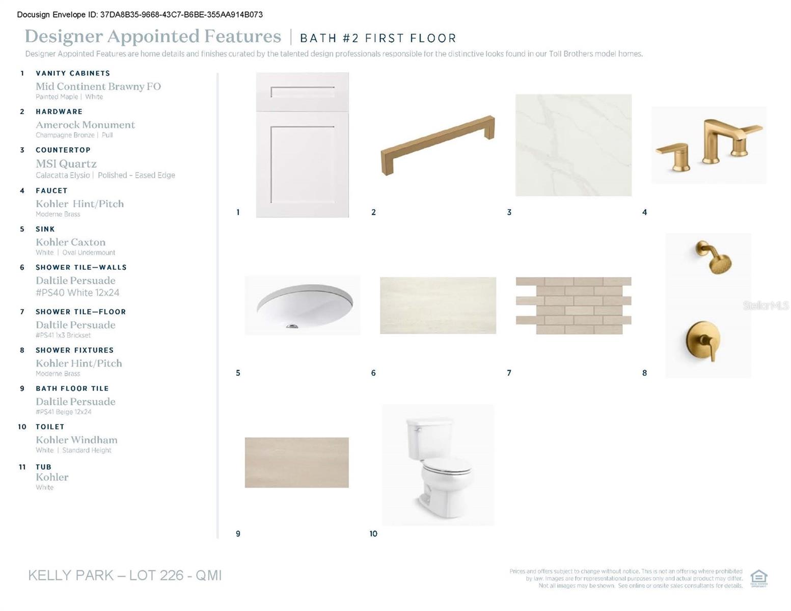 Designer-appointed features selected by our team of professional designers
