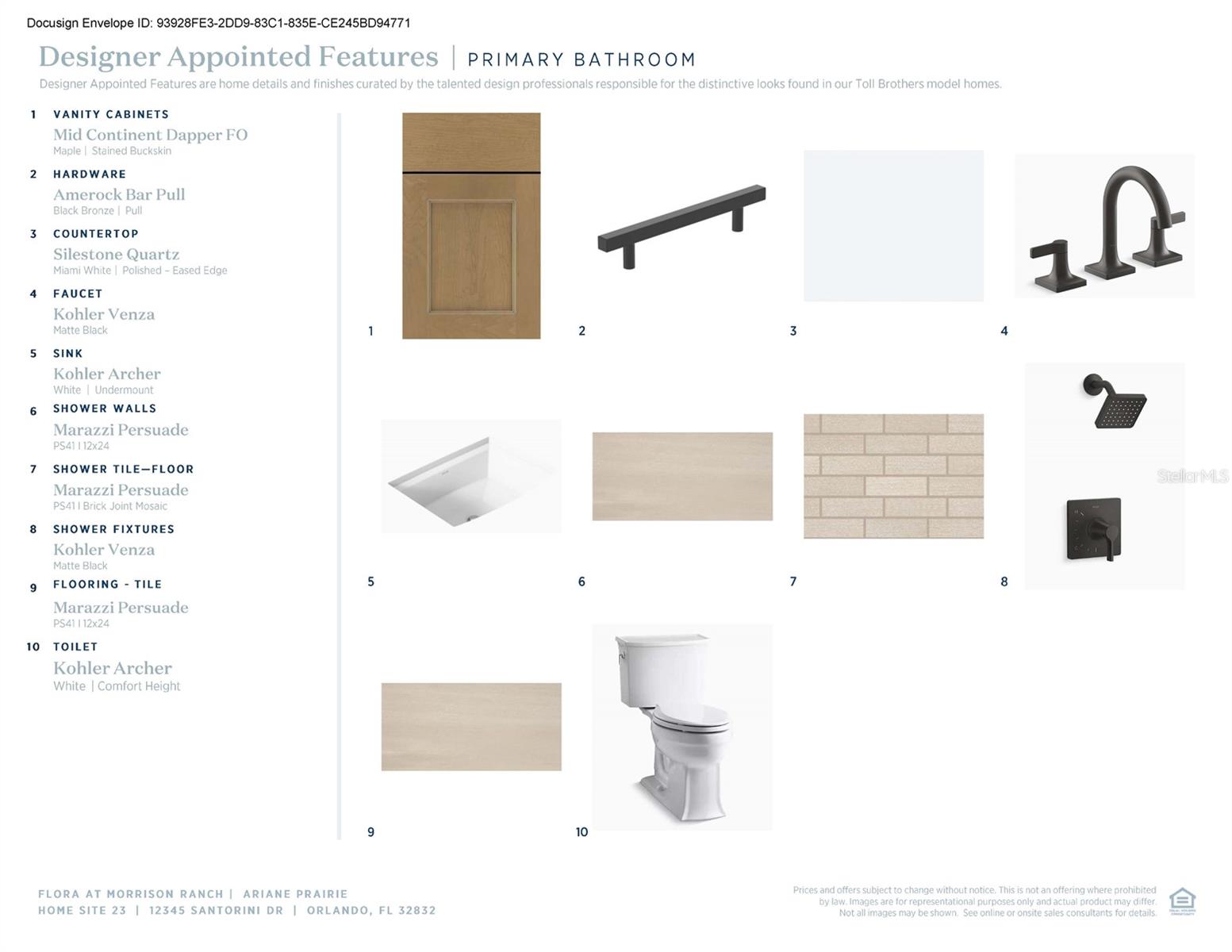 Designer-appointed features selected by our team of professional designers