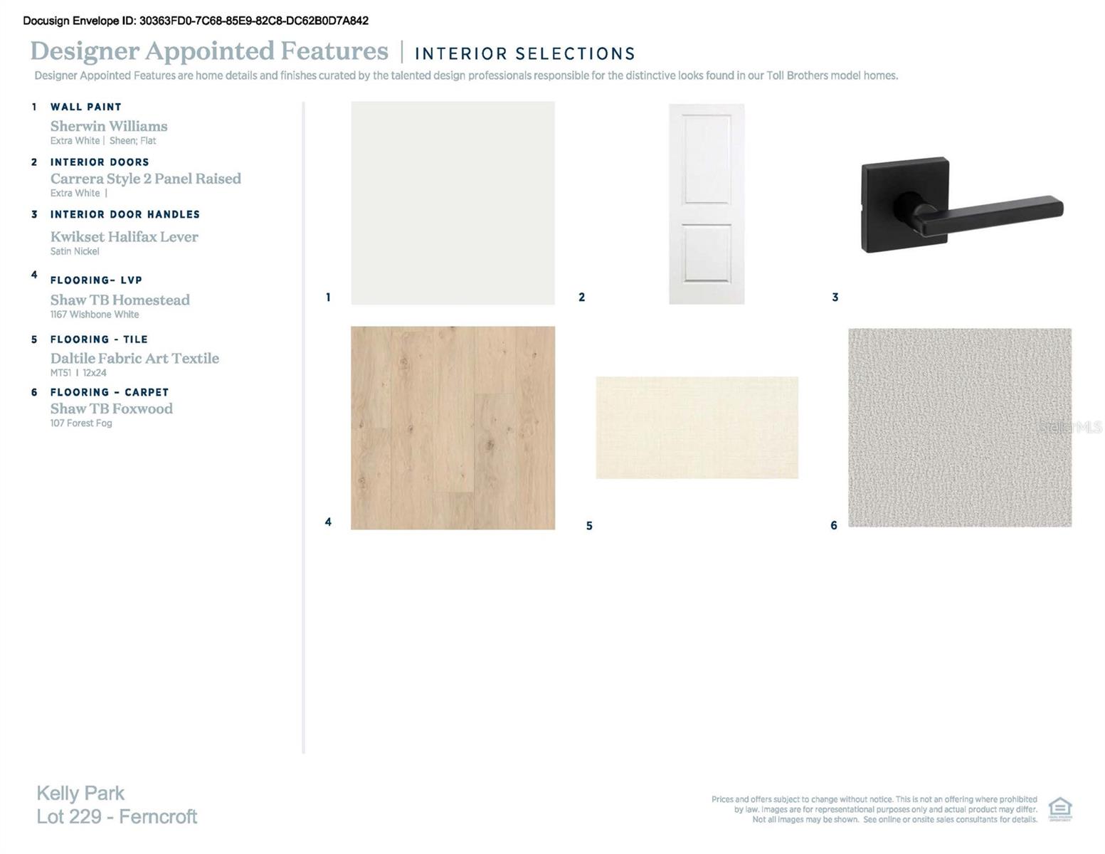 Designer-appointed features selected by our team of professional designers