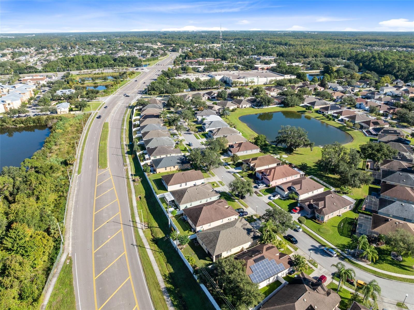 Andover Point is Adjacent to the shopping center.