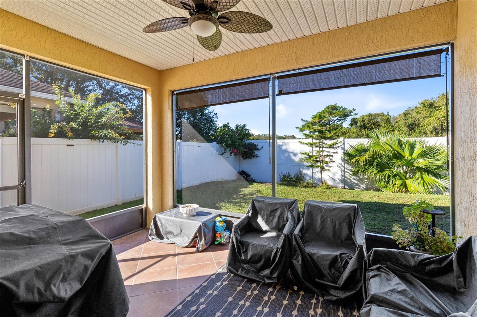 Screened patio