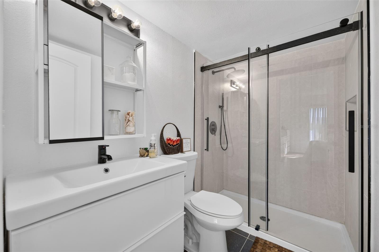 Newly renovated primary bathroom