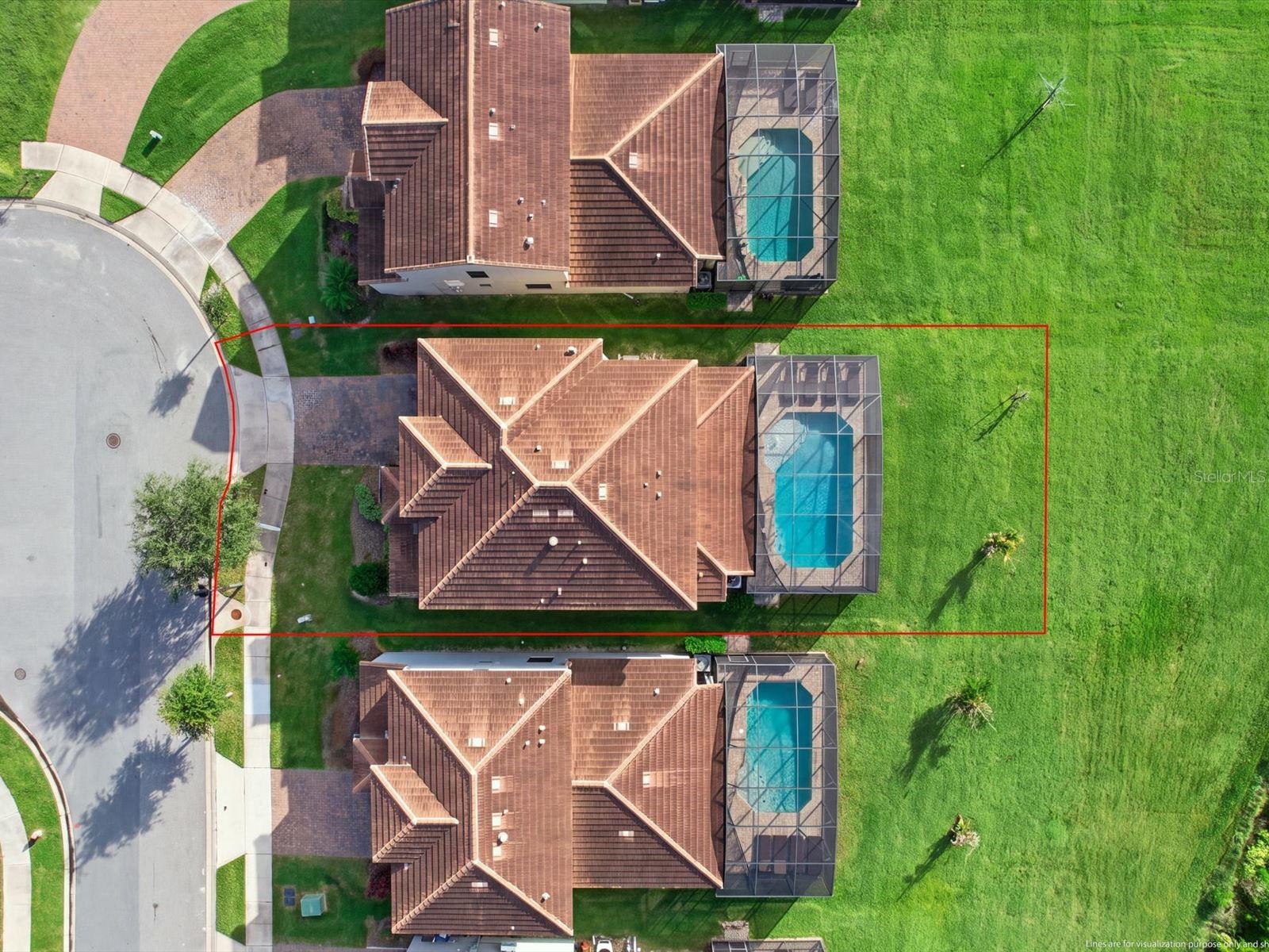 Aerial view of 211 Macaulay's Cove