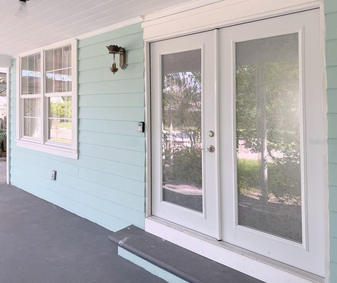 French Doors from Second Bedroom