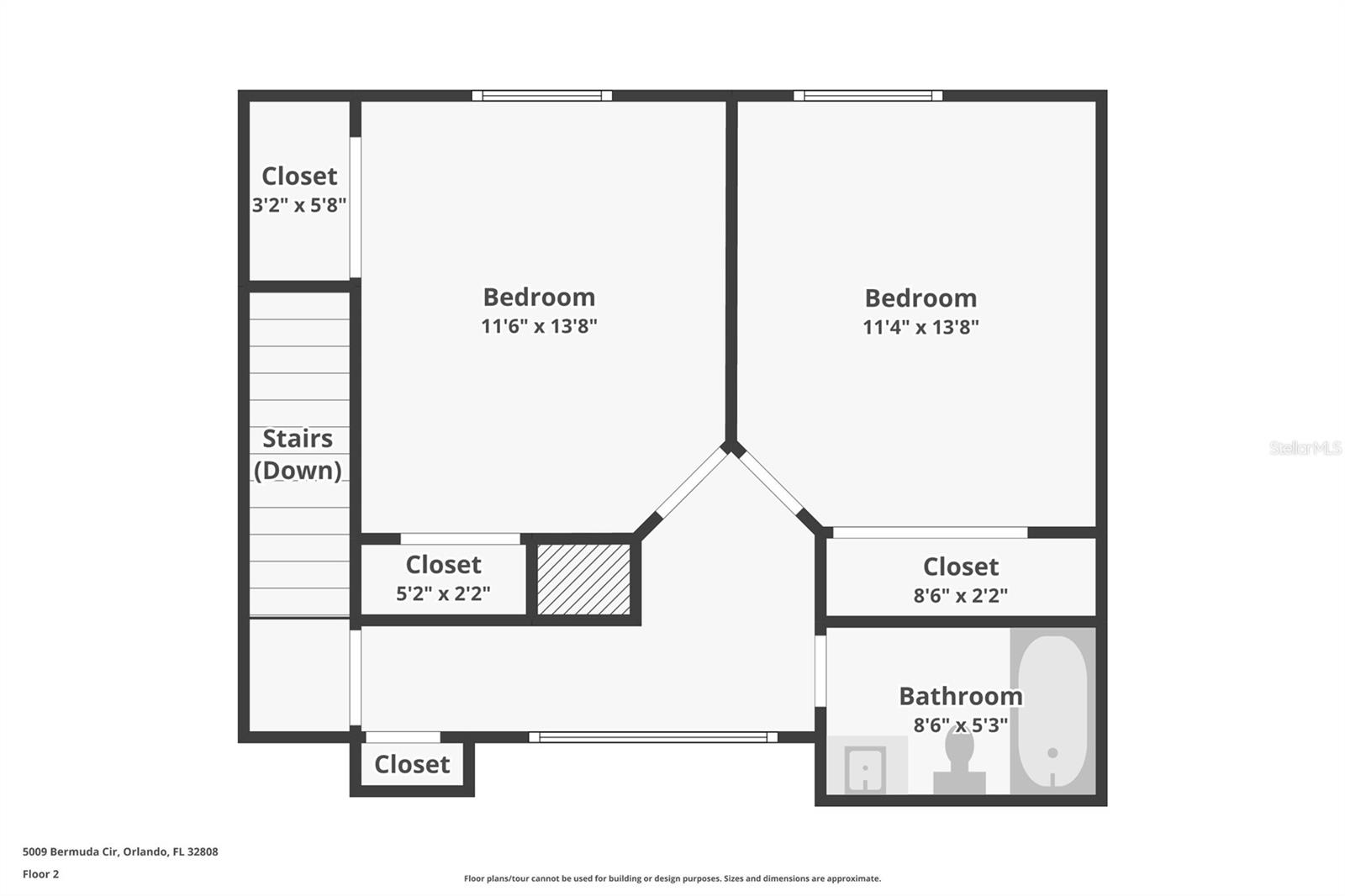 Floor plan second floor
