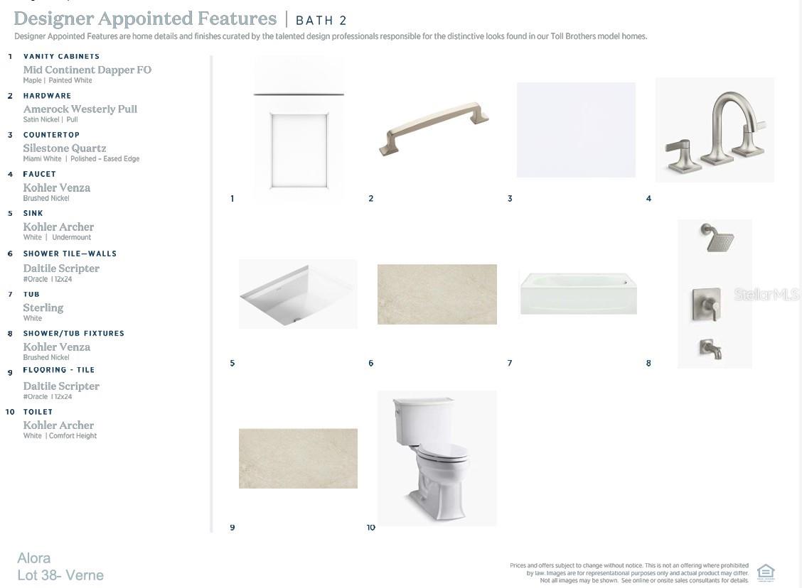 Bathroom #2 finishes Bathroom #2 finishes