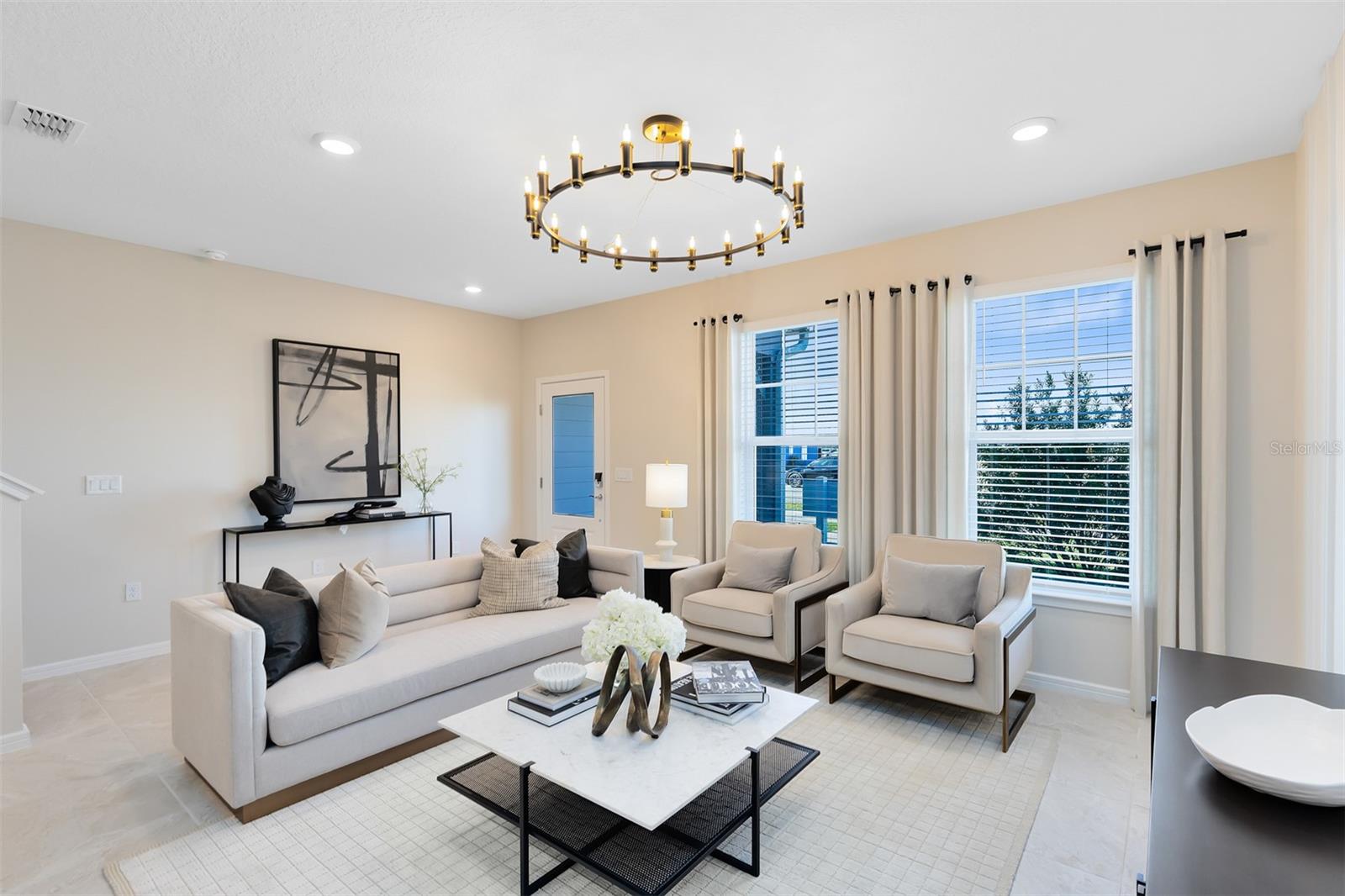 Model Home Design Only. Pictures and furnishings are for illustrative purposes only. Elevations, colors and options may vary. Furniture is for model home staging only.?