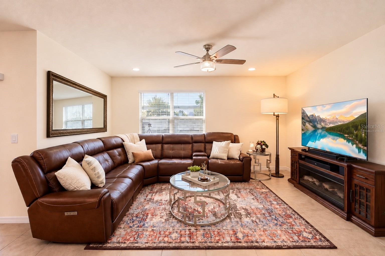 Living Room-virtually staged