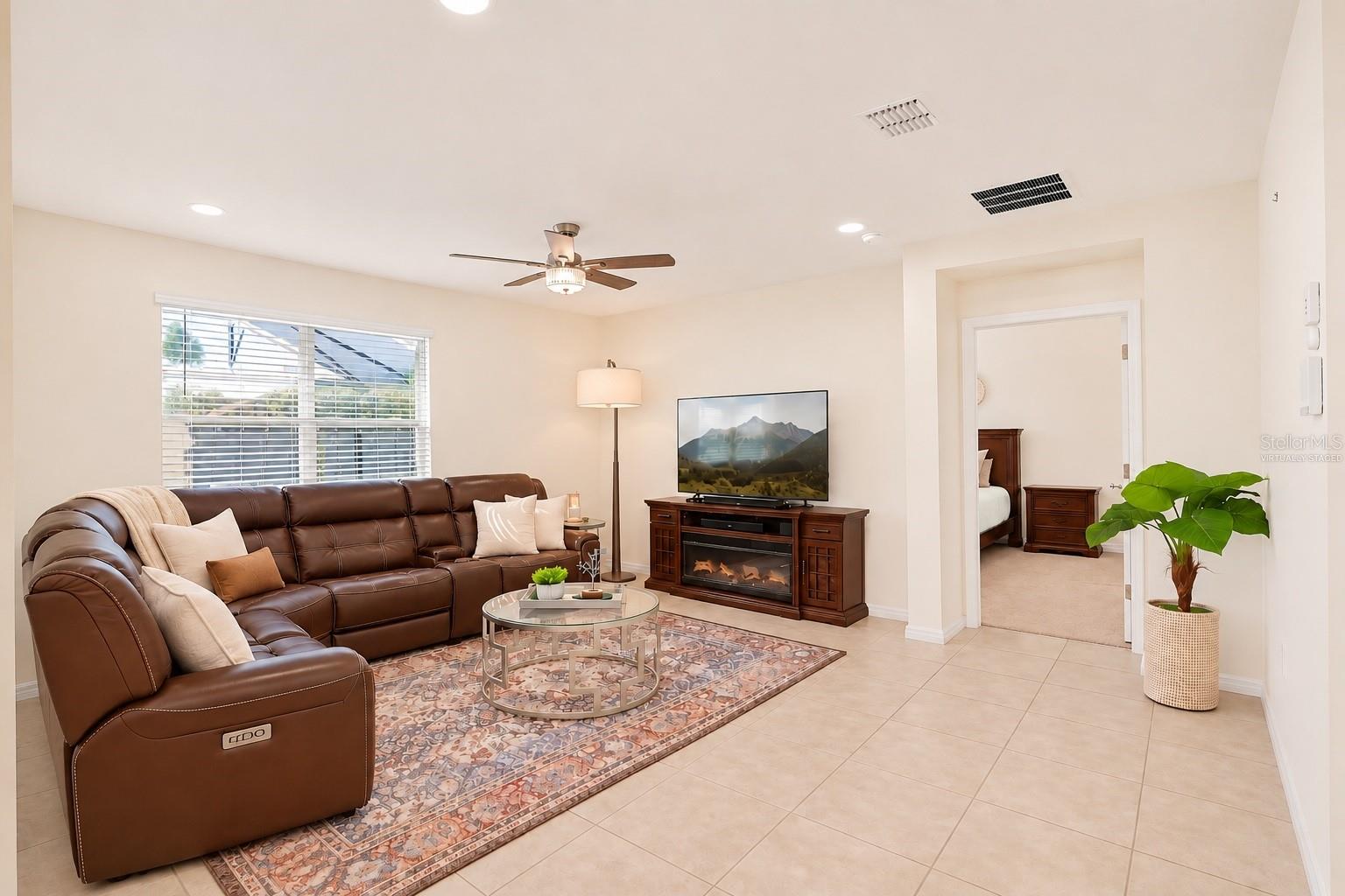 Living Room- virtually staged
