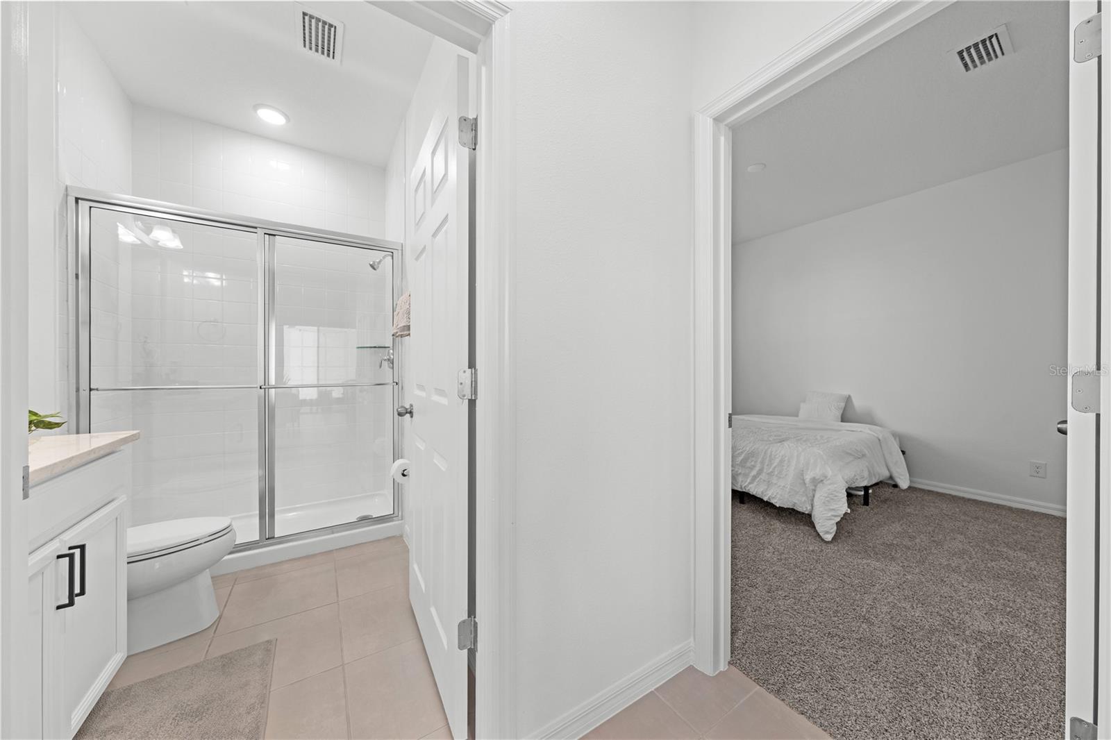 Downstairs bed and bath