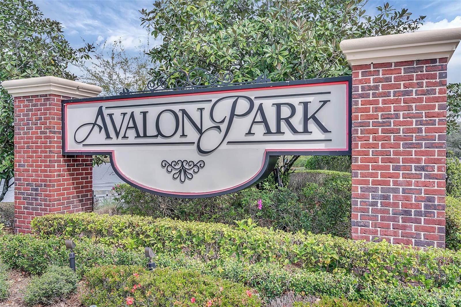 Avalon Park Sign