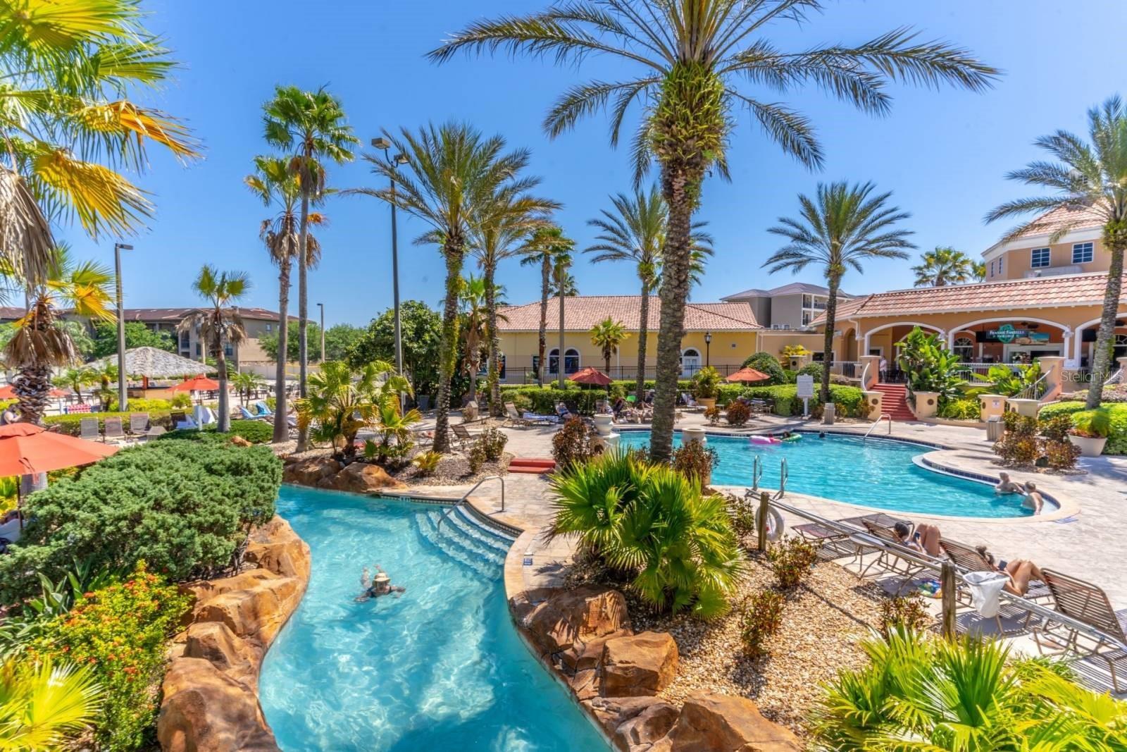 Regal Palms community pool and lazy river
