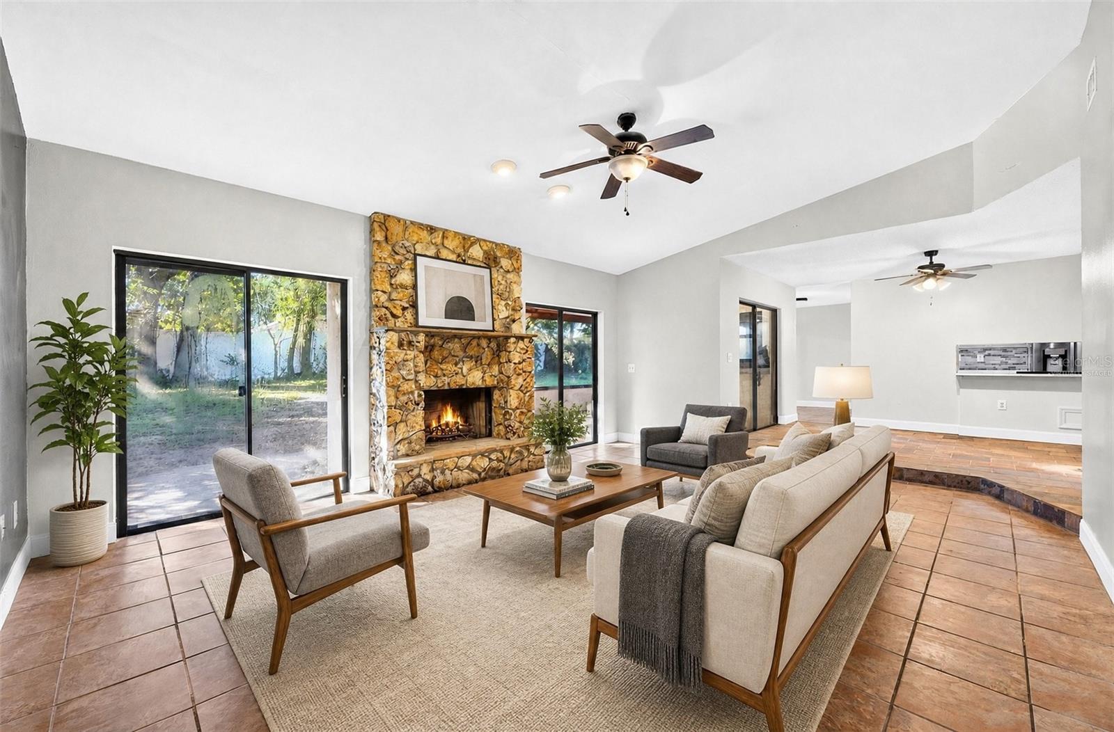 Living Area. Virtually Staged.