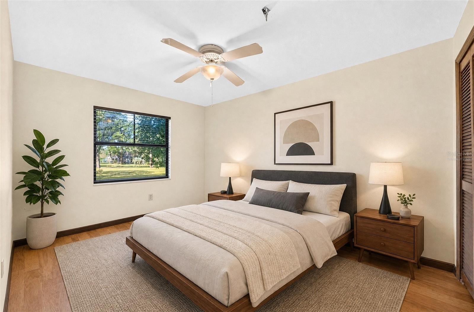 Second Bedroom. Virtually Staged.