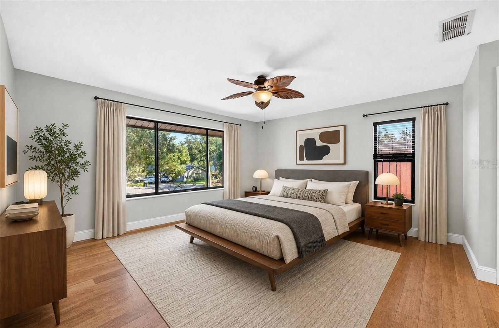 Primary Suite. Virtually Staged.