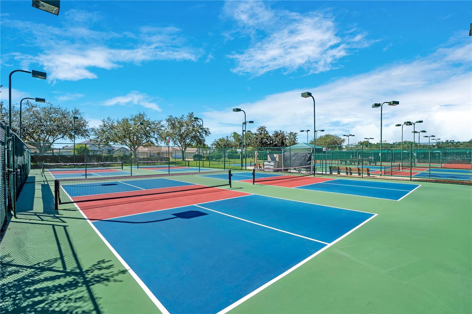 Outdoor recreational courts provide another way to enjoy the active Florida lifestyle.