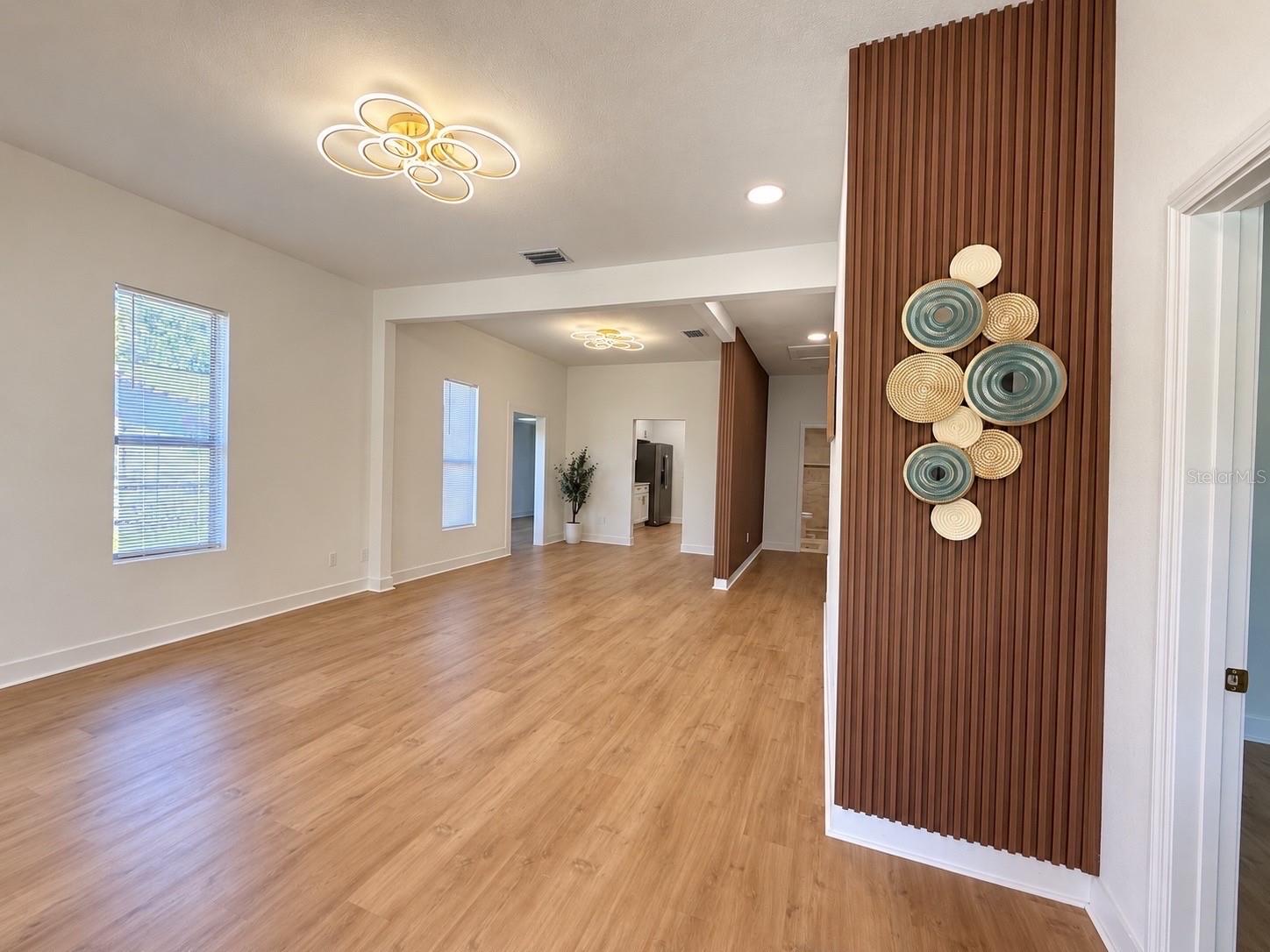 Living Room  Open Floor Plan